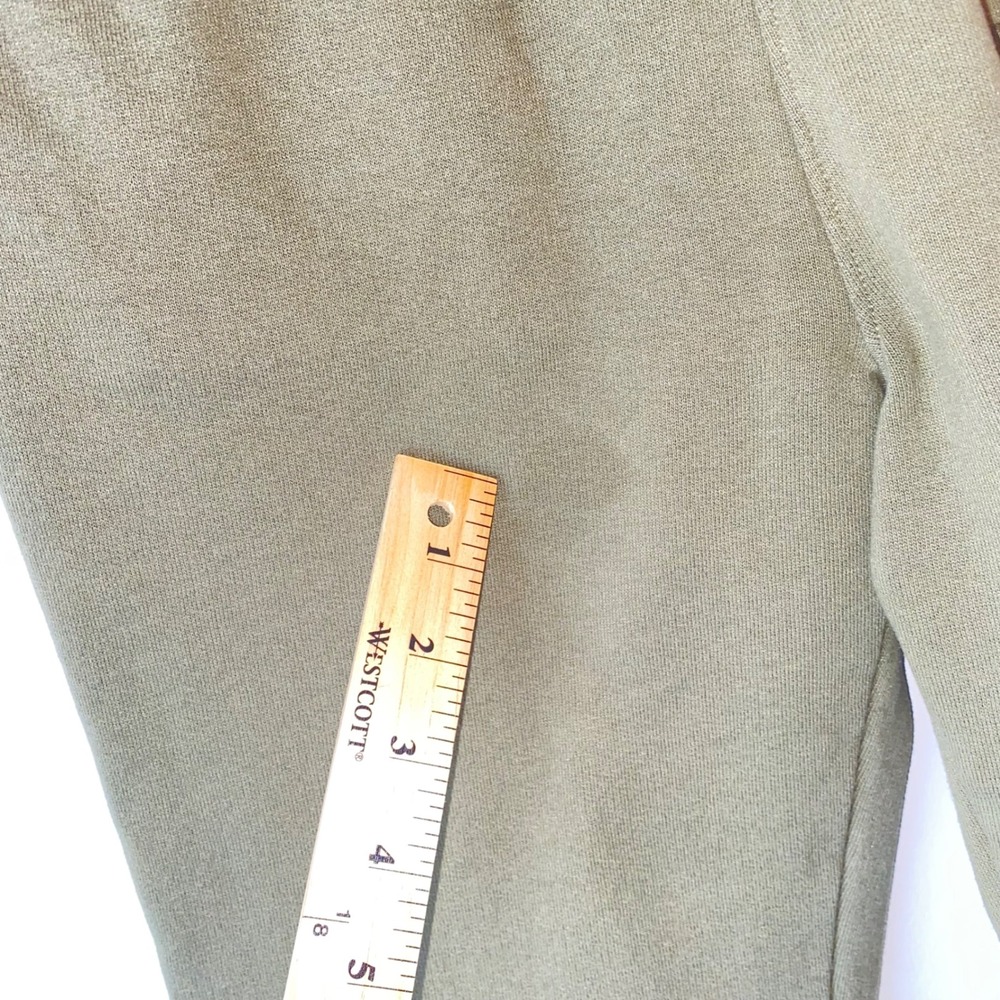 Abercrombie Joggers Kids 13/14 Green Sweatpants Fleece Logo Pockets Drawstring - Picture 8 of 10